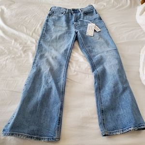 ARITZIA Denim Forum Twiggy High Rose Flares